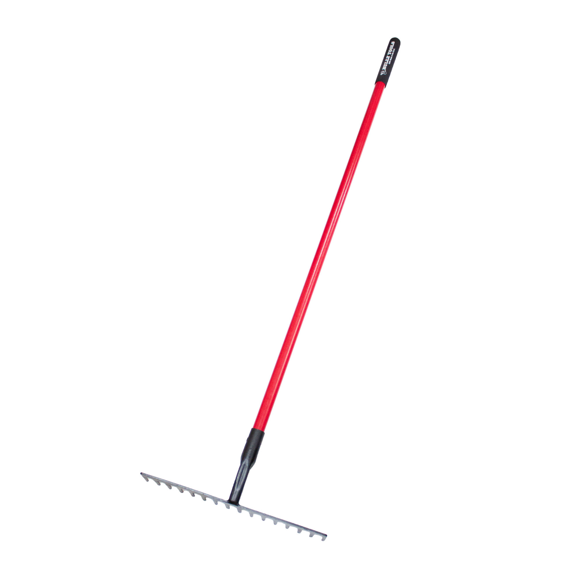 Bully Tools, 18in. Stone Rake s/Fiberglass Handle, Model# 92369